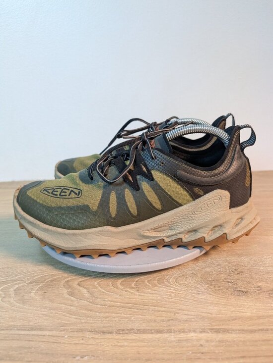 KEEN 1028183 Zionic Speed Hiking Shoes Dark Olive/Scarlet Ibis Mens Size 9.5 main image 10